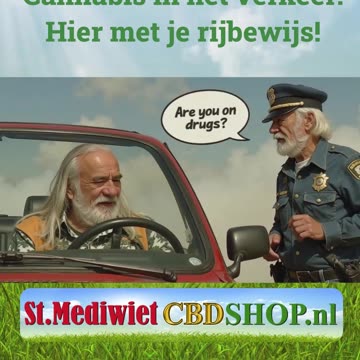 Cannabis in het verkeer - hier met je rijbewijs!