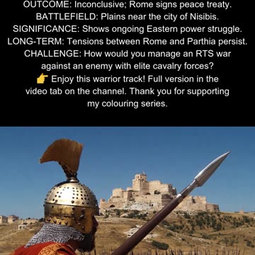 Rome vs. Parthia 217 AD Battle of Nisibis #AncientIran