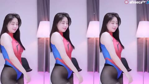 Hot sexy dance in transparent stockings