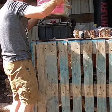 DIY Water Runoff_ Genius Angle Trick! Watch Water Flow! #livingoffgrid