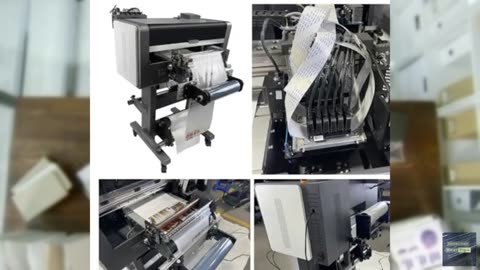 30CM A3 DTF Printing Machine with 3 Print Heads Roll to Roll for Stickers and De