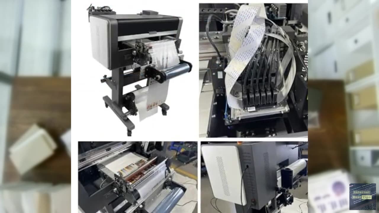 30CM A3 DTF Printing Machine with 3 Print Heads Roll to Roll for Stickers and De