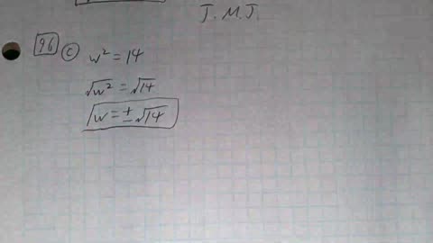 Saxon Algebra 1 Lesson 96 (c)