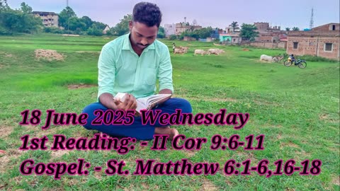 Catholic Daily Gospel and Reading in Hindi 18 June 2025 | Today's Bible Verse | Aaj ka Susamachar