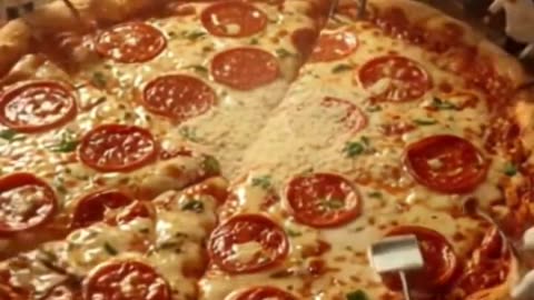 Mini Workers Build a Giant Pizza #MiniatureWorld, #GiantPizza, #FoodArt, #TinyChefs, #PizzaLovers,