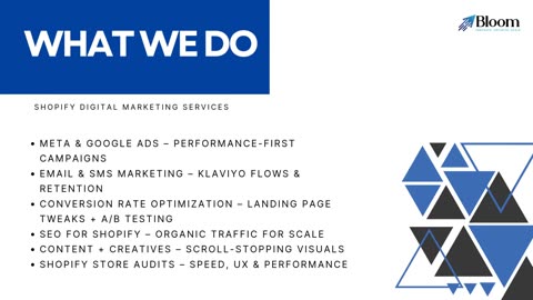 Shopify development services