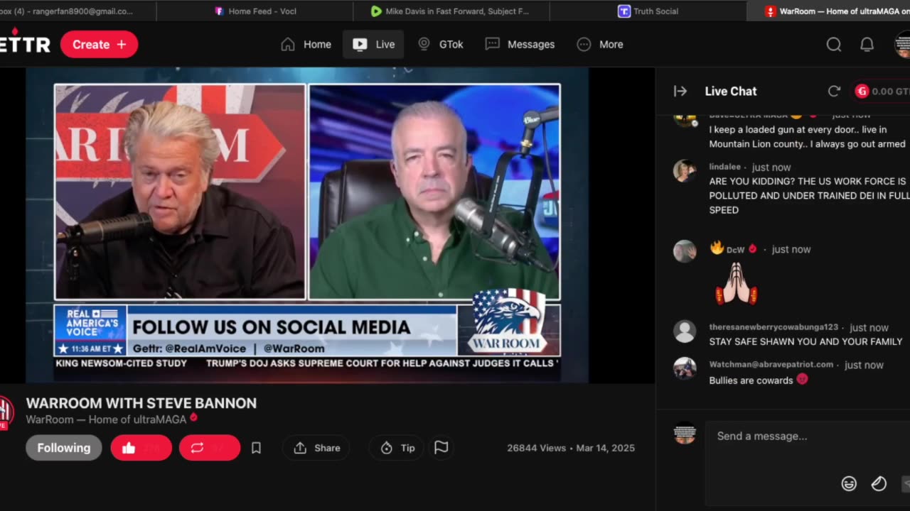 Joe Page Swatted, Discusses with Bannon on Warroom