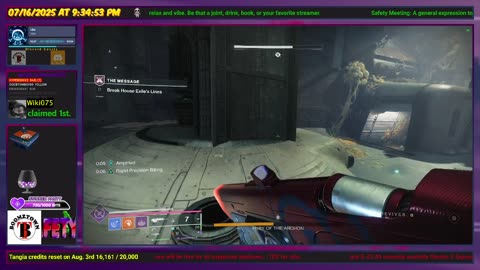 Destiny 2: Edge of Fate - Launch of Edge of Fate, Day #2 doing Legend Campaign.