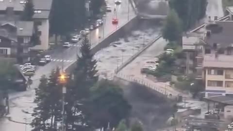 Water bomb' floods Italy as extreme weather hits Europe