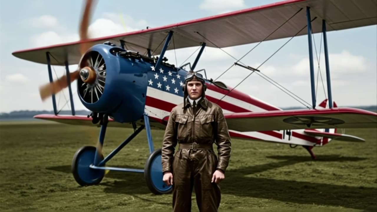 AMERICAN WORLD WAR 1 FIGHTER PILOT
