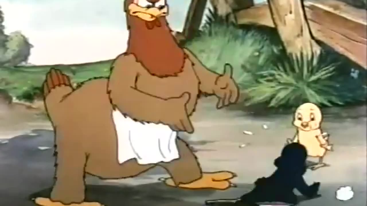 Dinky Duck - F/m F/m spanking (color version)