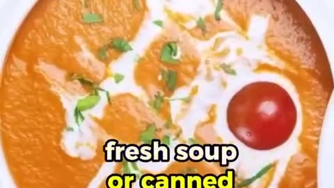 Don't eat canned soup.