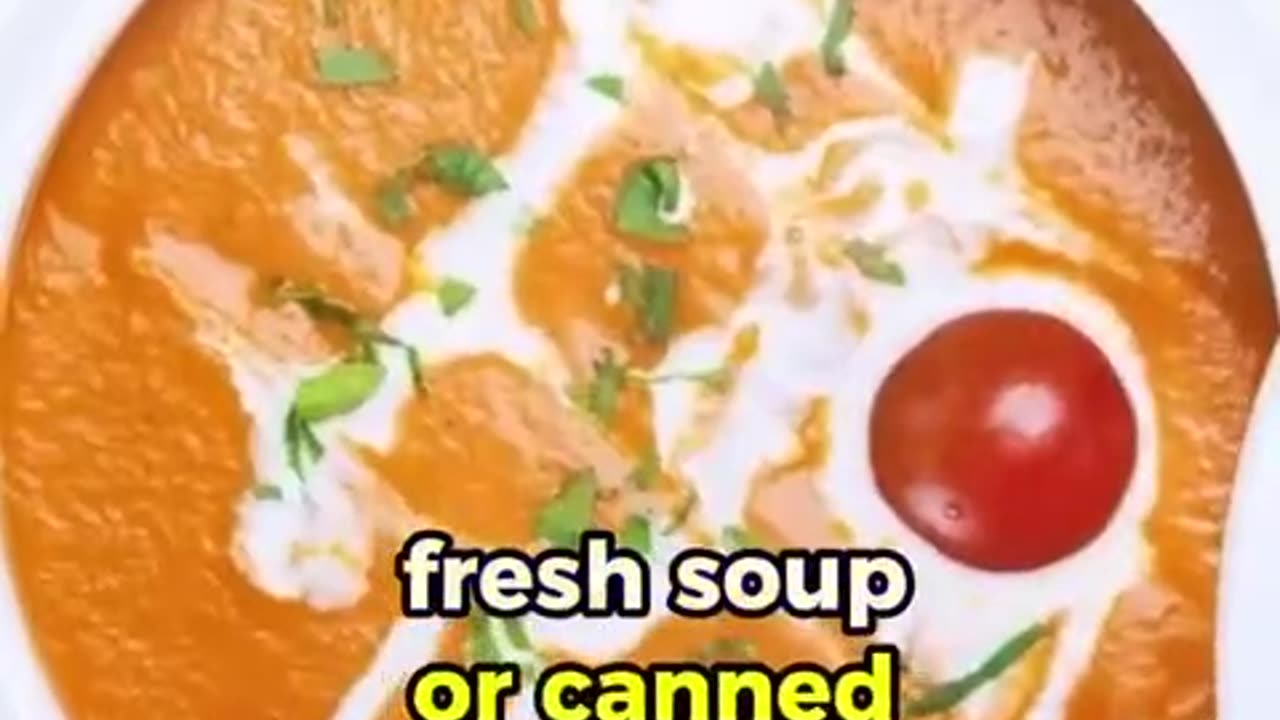 Don't eat canned soup.