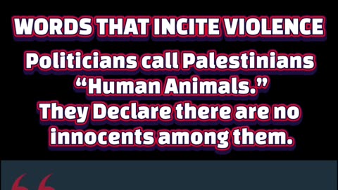 Gazah October 13th to 20th The Genocide