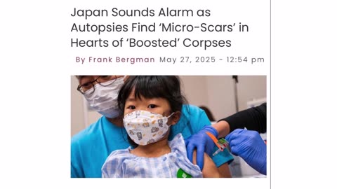 Japan Sounds Alarm as Autopsies Find Micro Scars in Hearts of Boosted Corpses
