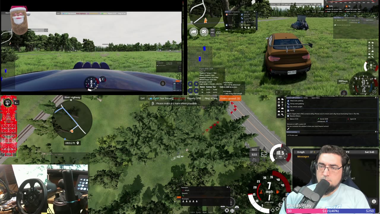 !Charity | Italy 3 Carp with a Tater | #Beamng #G923