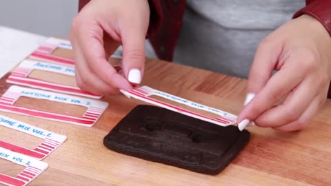 GUARDIANS OF THE GALAXY CASSETTE COOKIES - NERDY NUMMIES - YouTube
