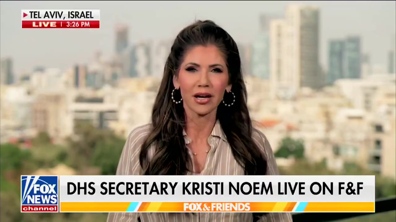 DHS Secretary Kristi Noem Says America Will Not Accept a Nuclear Iran
