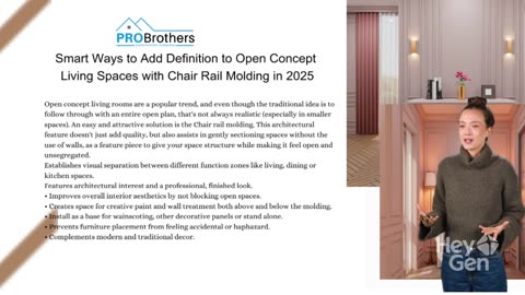 Smart Ways to Add Definition to Open Concept Living Spaces with Chair Rail Molding in 2025
