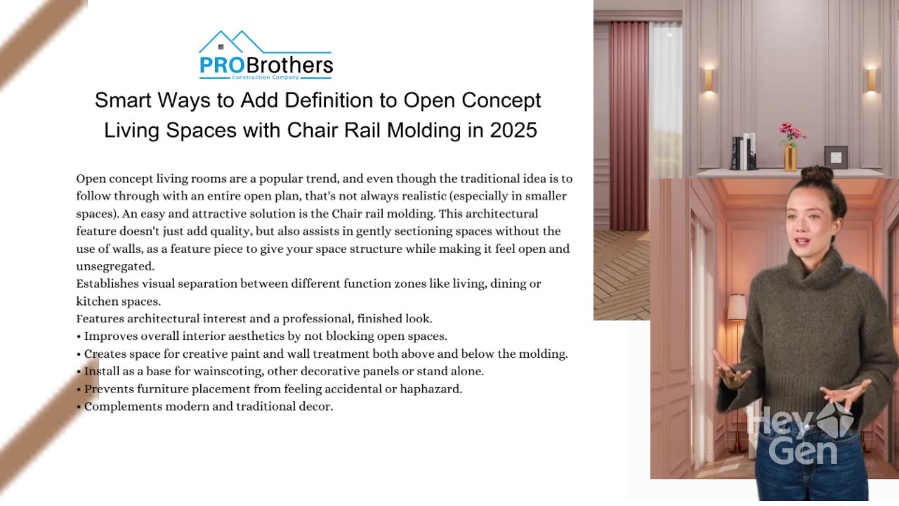 Smart Ways to Add Definition to Open Concept Living Spaces with Chair Rail Molding in 2025