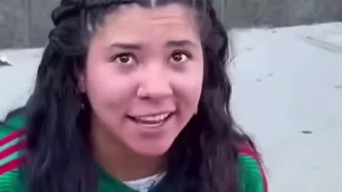 Woman gleeful about running motorcycle into police