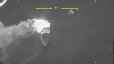 Wild Video of Drones Going After Russian Landing Craft in the Black Sea