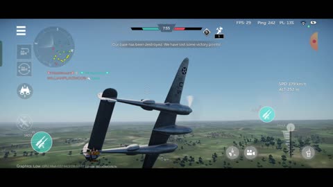 War Thunder Tier 2 planes gameplay- Bf 109, P-38, Tandem, Do 17