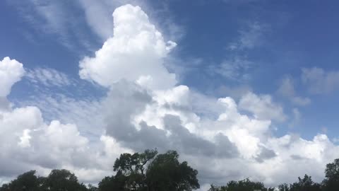 What did you see from the clouds