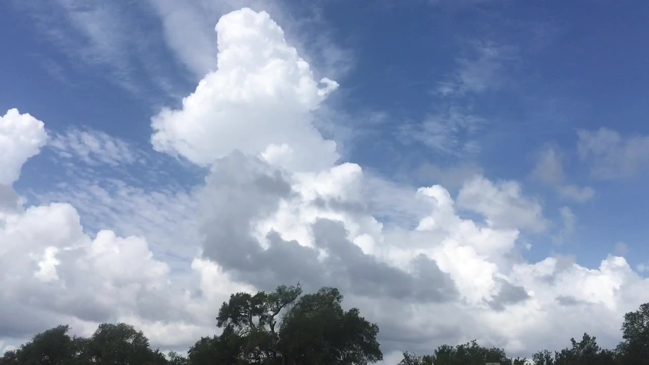 What did you see from the clouds