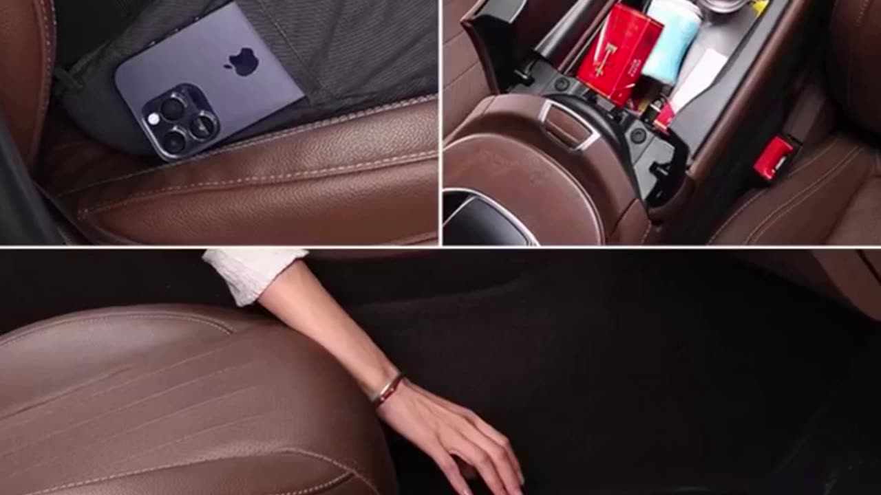 Car Seat Gap Organizer USB Charging Multifunction Crevice Storage Box