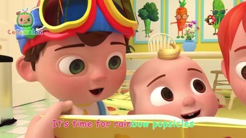 Yummy Ice Cream Song! + Popsicle Color Song! | CoComelon Nursery Rhymes & Kids Songs