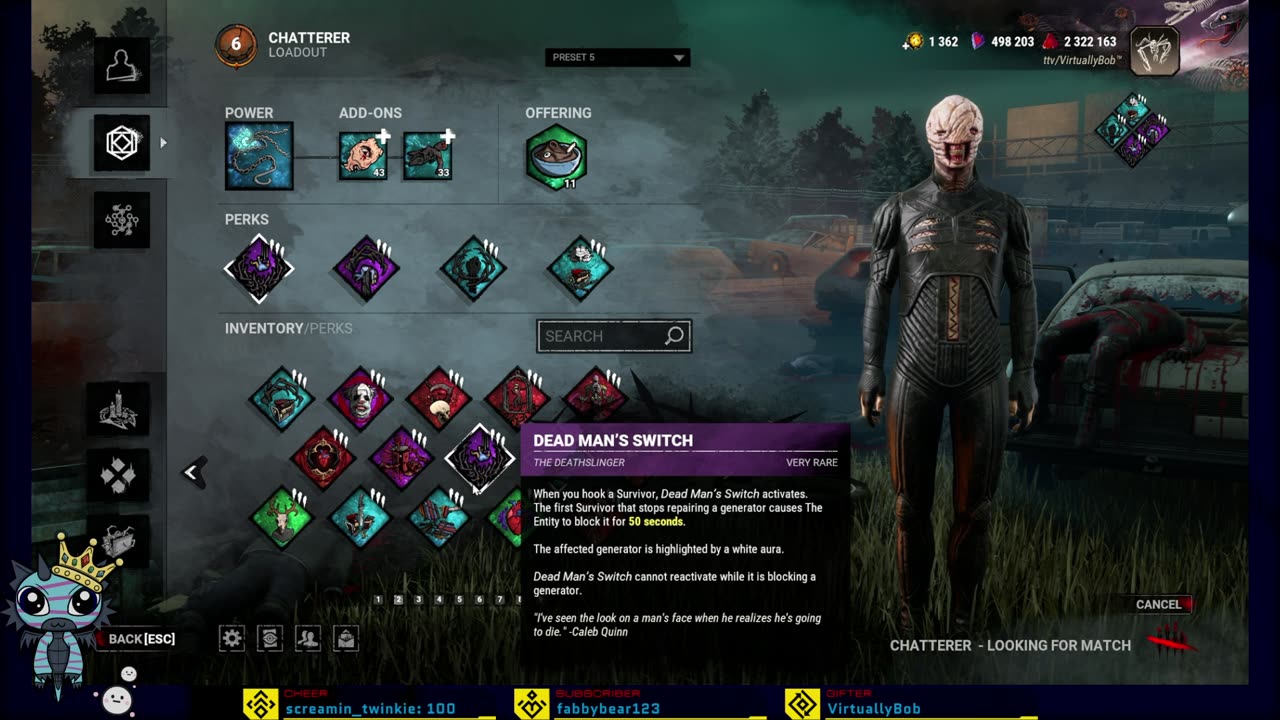 [🔞] 🩸returning to the chaos🩸 Dead by Daylight live stream