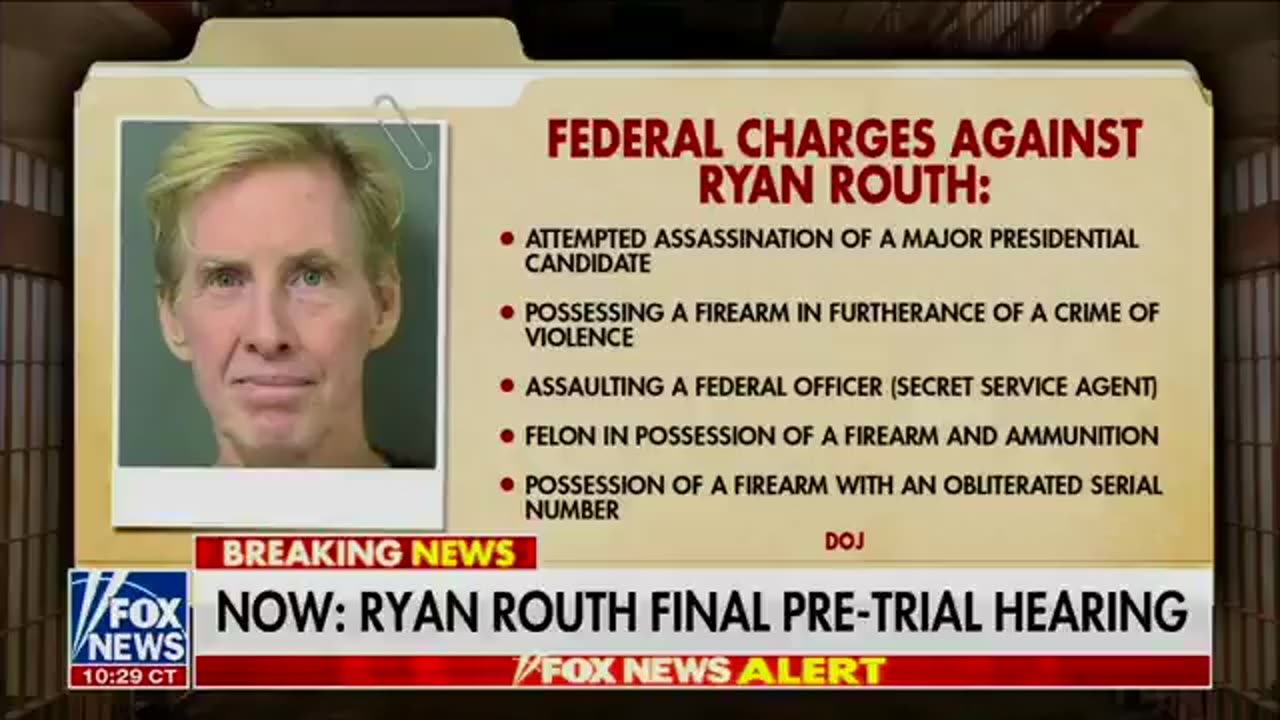 🚨 JUST IN: Wannabe Trump assassln Ryan Routh is now in his final pre-trial hearing after FIRING