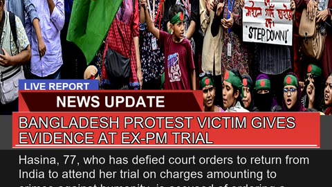 Bangladesh Protest Victim Gives Evidence at Expm