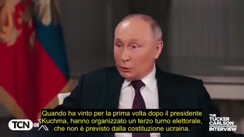 Ripassino. Intervista di Tucker Carlson di 15 mesi fa a Vladimir Putin