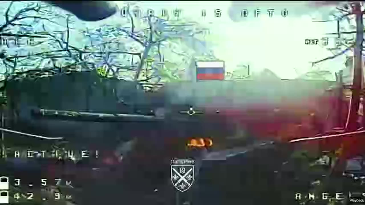 Ukrainian Attack Drones Lighting Up a Russian Tank + More