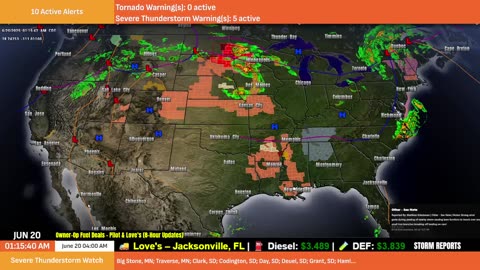 🚨 LIVE: Tornadoes, Damaging Winds & Hail Today!