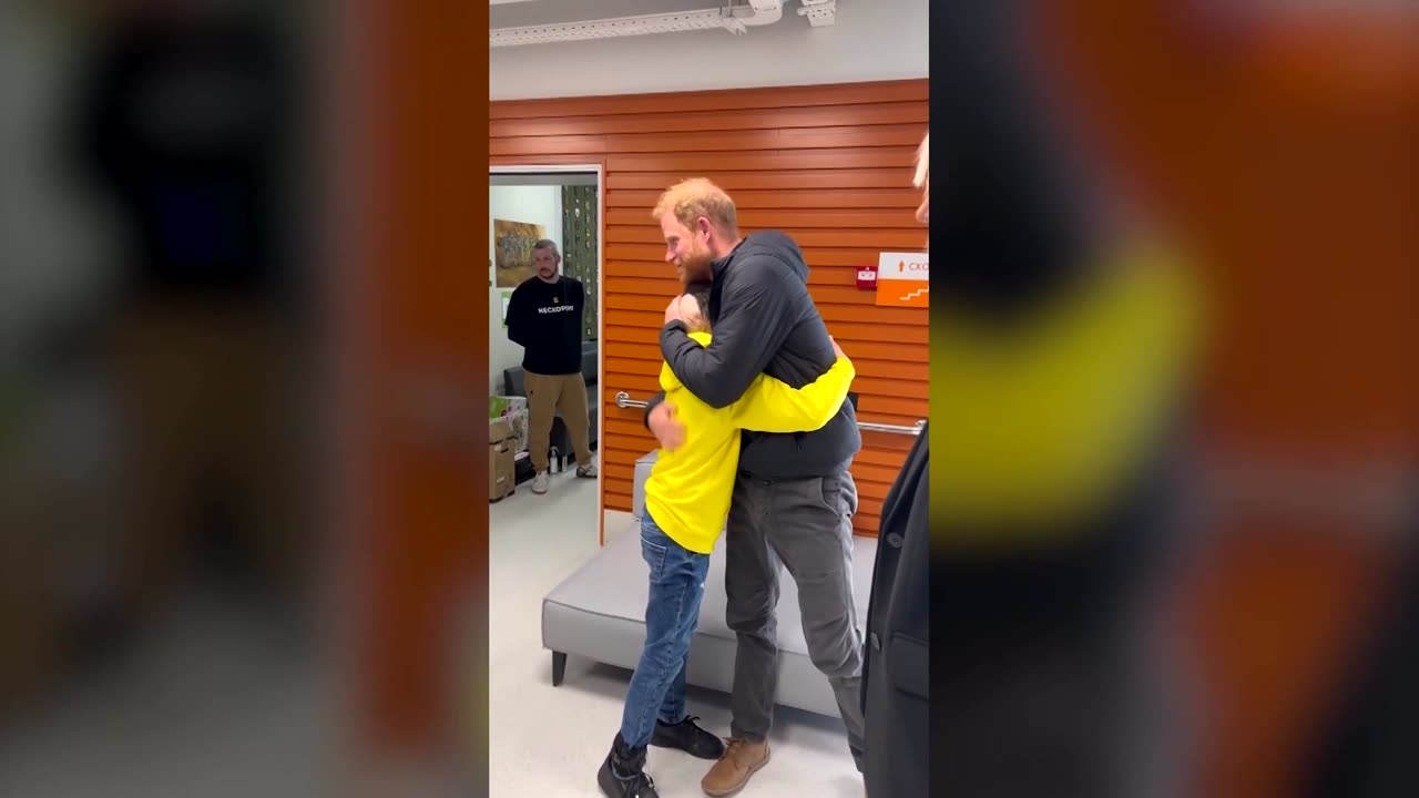 Britain's Prince Harry makes a surprise visit to Ukraine