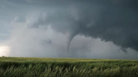 🌪️ Tornado Ambience | Relaxing Music with Powerful Storm Views for Focus & Meditation 🌿