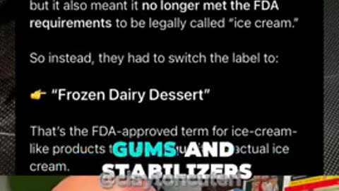 Breyers is not even ice cream