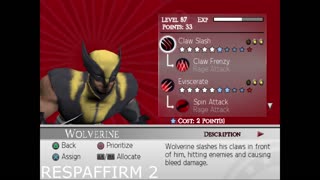 Ultimate Alliance 2 Wolverine Voicelines