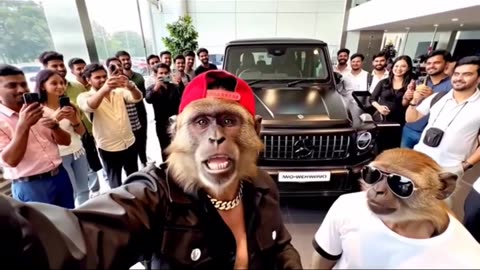 MONKEY BUY GWAGON #FUNNY #MONKEY#