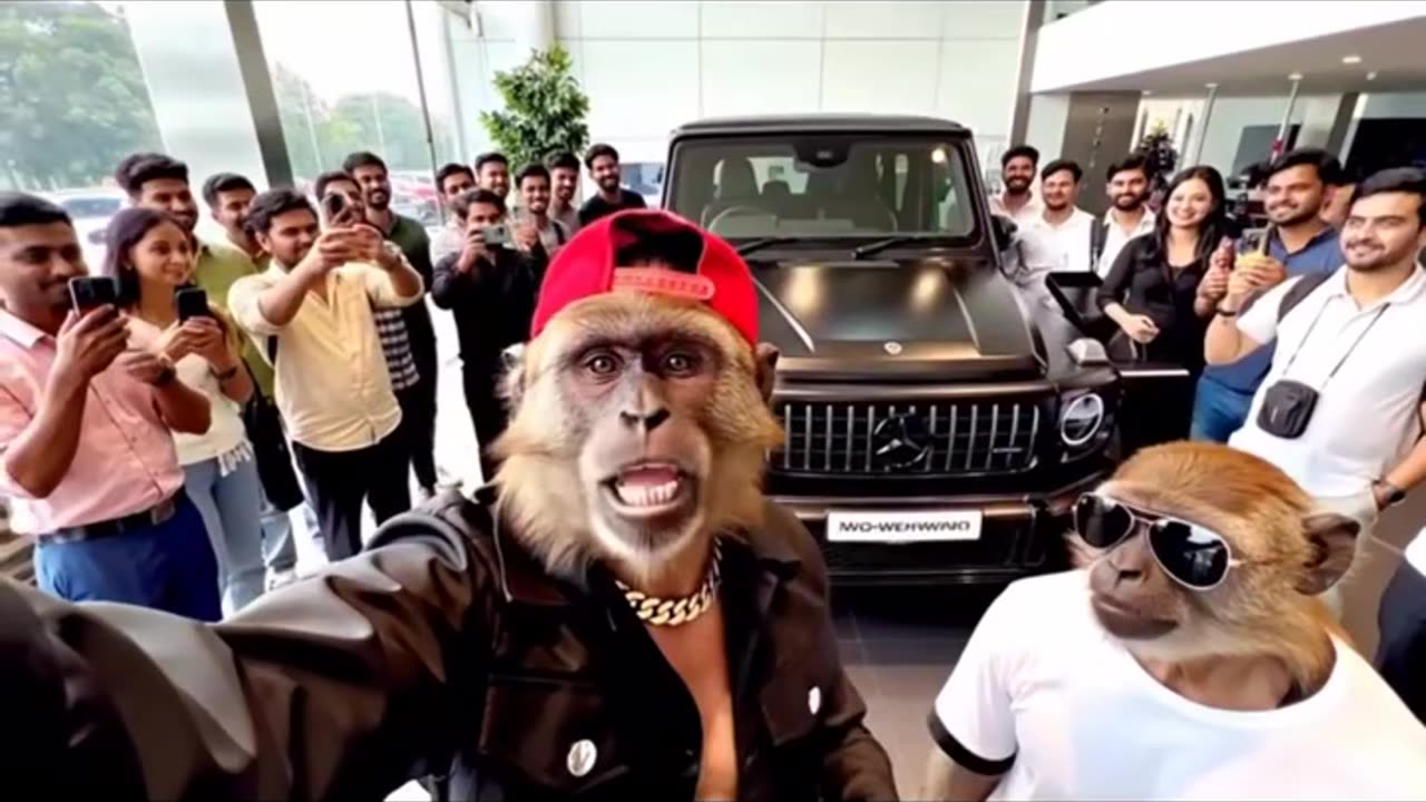 MONKEY BUY GWAGON #FUNNY #MONKEY#