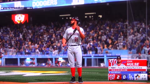 MLB The Show: Washington Nationals vs Los Angeles Dodgers (S19 NLCS G4)