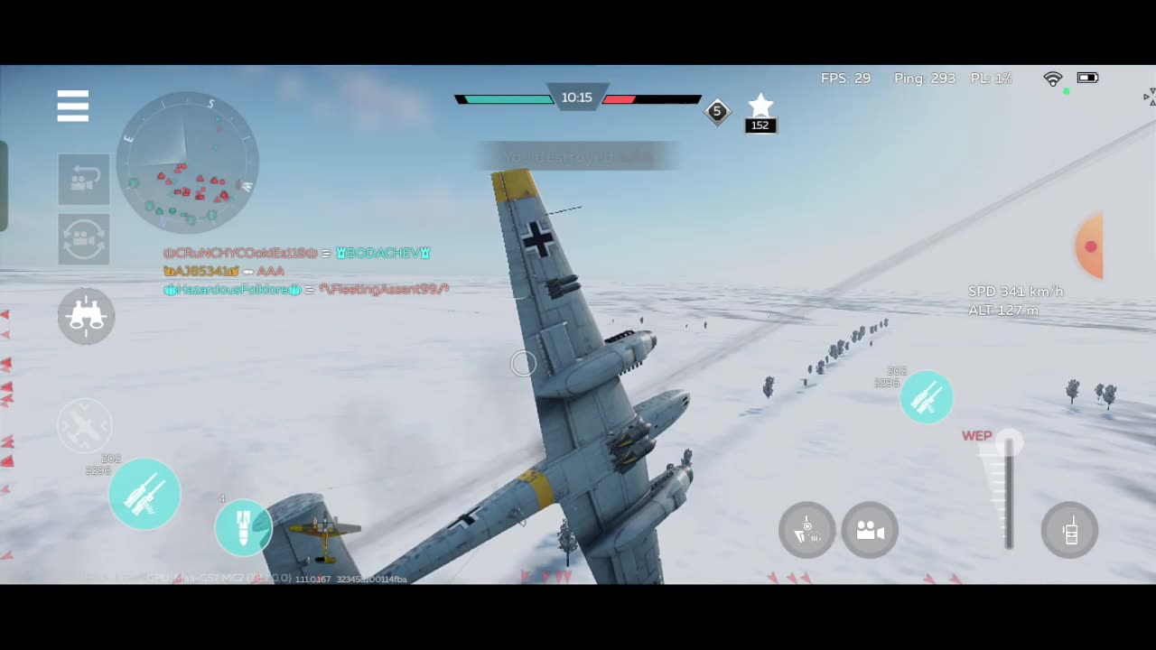 War Thunder IL2, Bf110, A20G gameplau