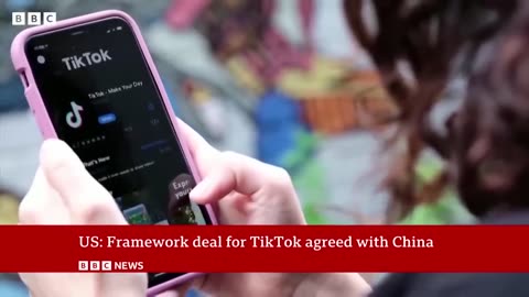 'Framework' for American ownership of TikTok in US agreed with China, says Washington | BBC News