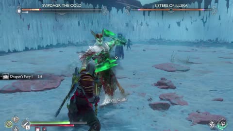 God of War Ragnarok - Kratos Vs. Svipdagr the Cold ( NG+ ).