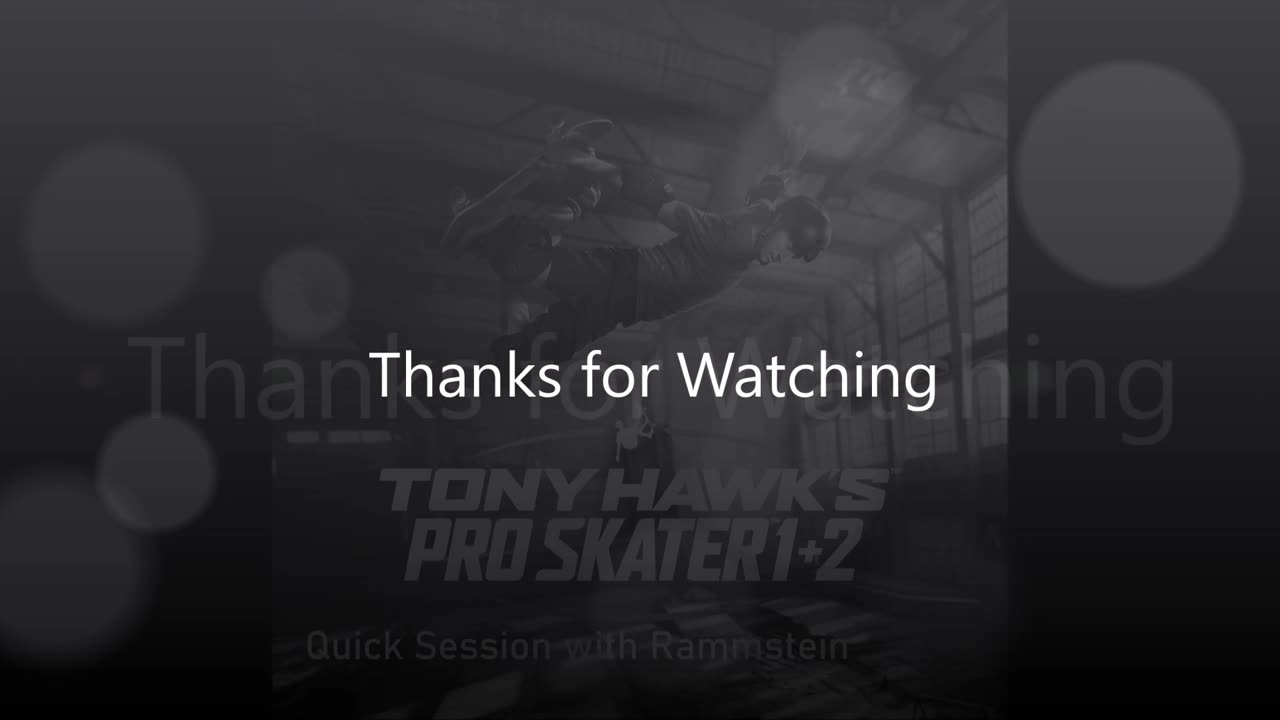 THPS 1+2 Quick Sessions