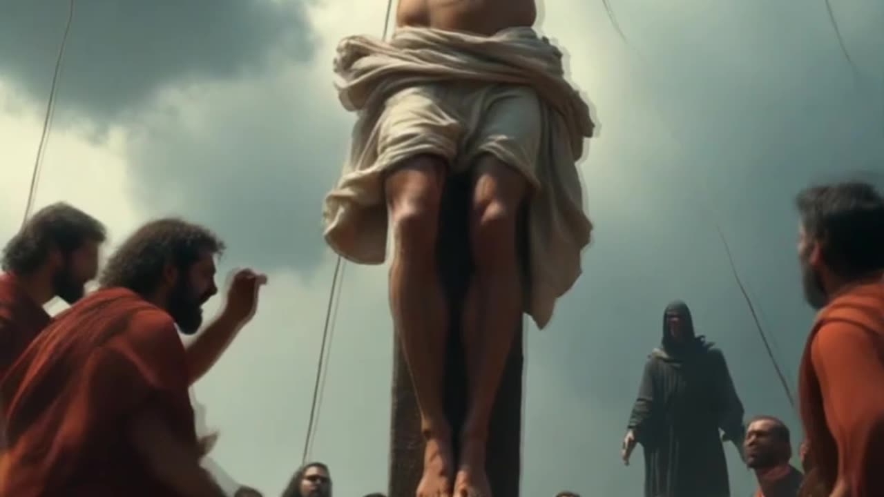 They Whipped God Then Hung Him.