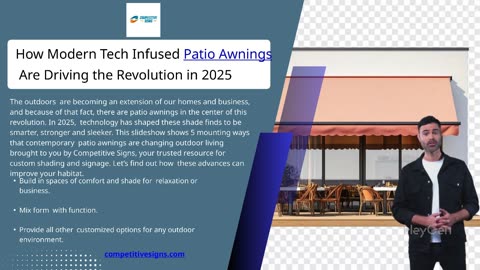 How Modern Tech Infused Patio Awnings Are Driving the Revolution in 2025